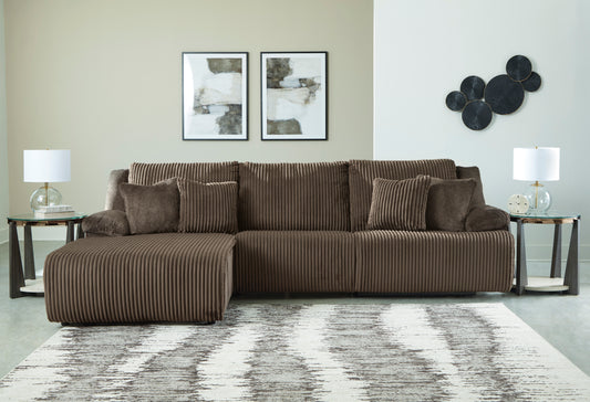 Ashley Signature Top Tier Reclining Sectional Chaise